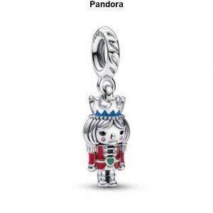 Pandora Red and Blue Nutcracker Charm Bracelet